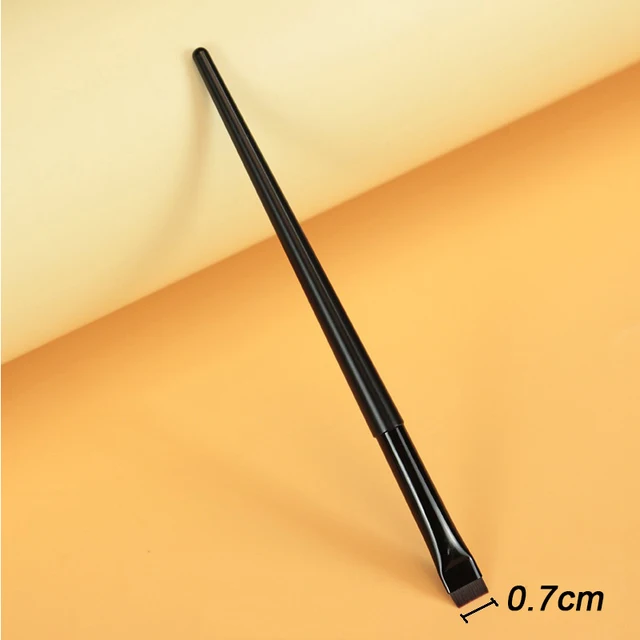 Lot de Pinceaux Yeux Plat et Fin, Pinceau Incliné pour Sourcils